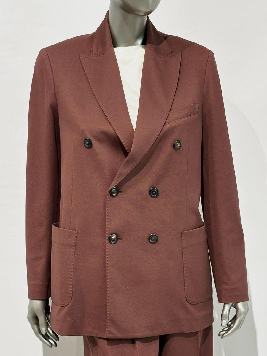 SD5-3395 Giacca Masculine Premium Reddish Brown Woman