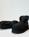 W4-MINI ESKIMO Platform Boot Cracked Black