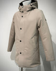 W5-0015 FROST Parka Tech Lungo Cappuccio Beige Man