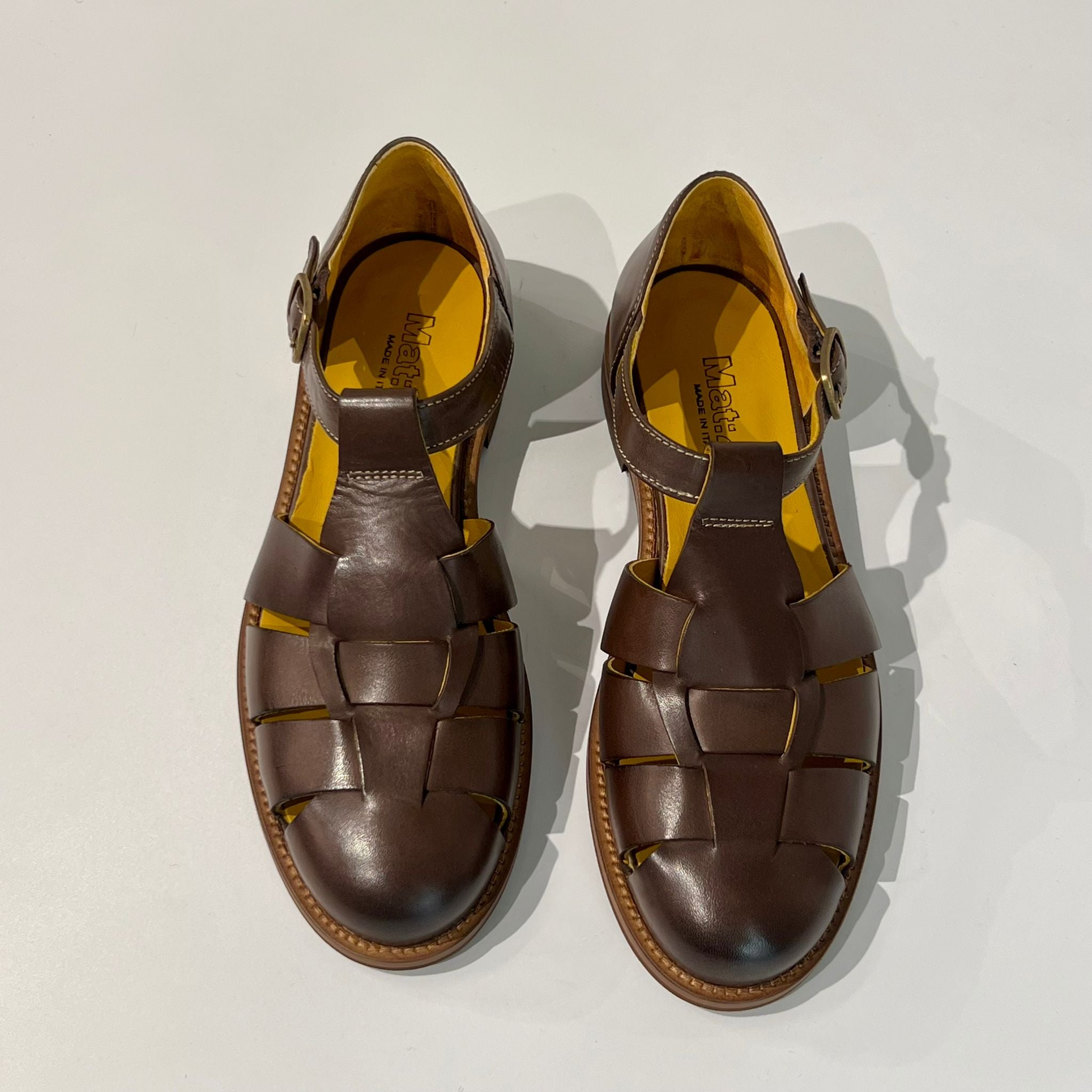 S6-9010 Scarpa Aperta Vitello Cacao