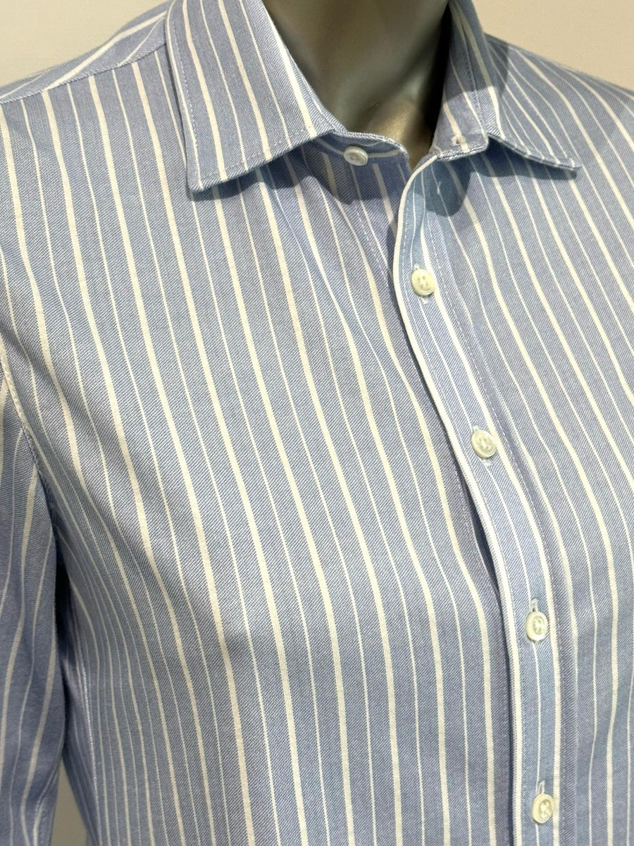 SD5-3463 Camicia a Righe Popeline Hazy Woman