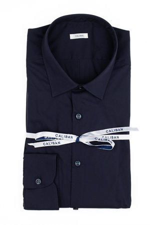 W3-UVAF52 Camicia Slim Blue Man