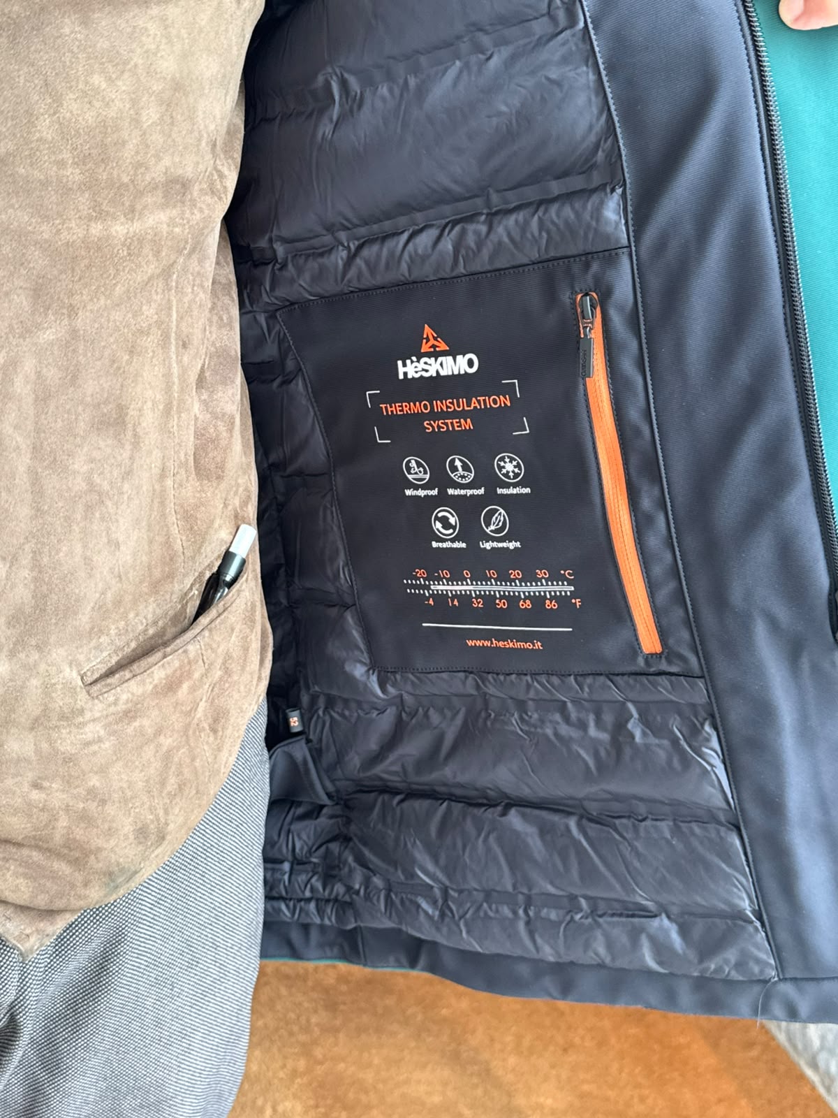 W6-0015 FROST Parka Tech Lungo Cappuccio Verde Bosco Man