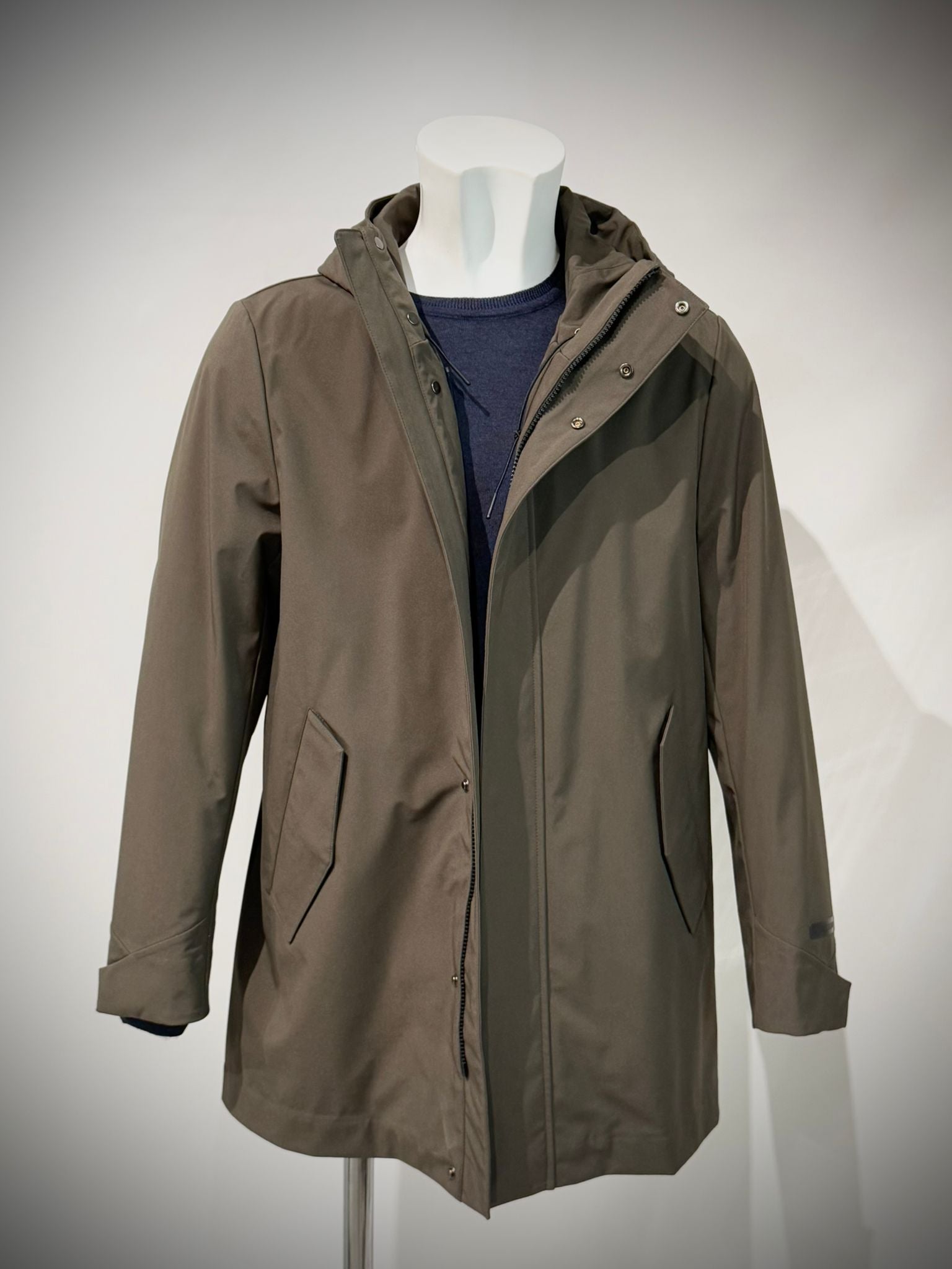 UW4-LONGTECH Giubbotto 3in1 Verde Bosco Man