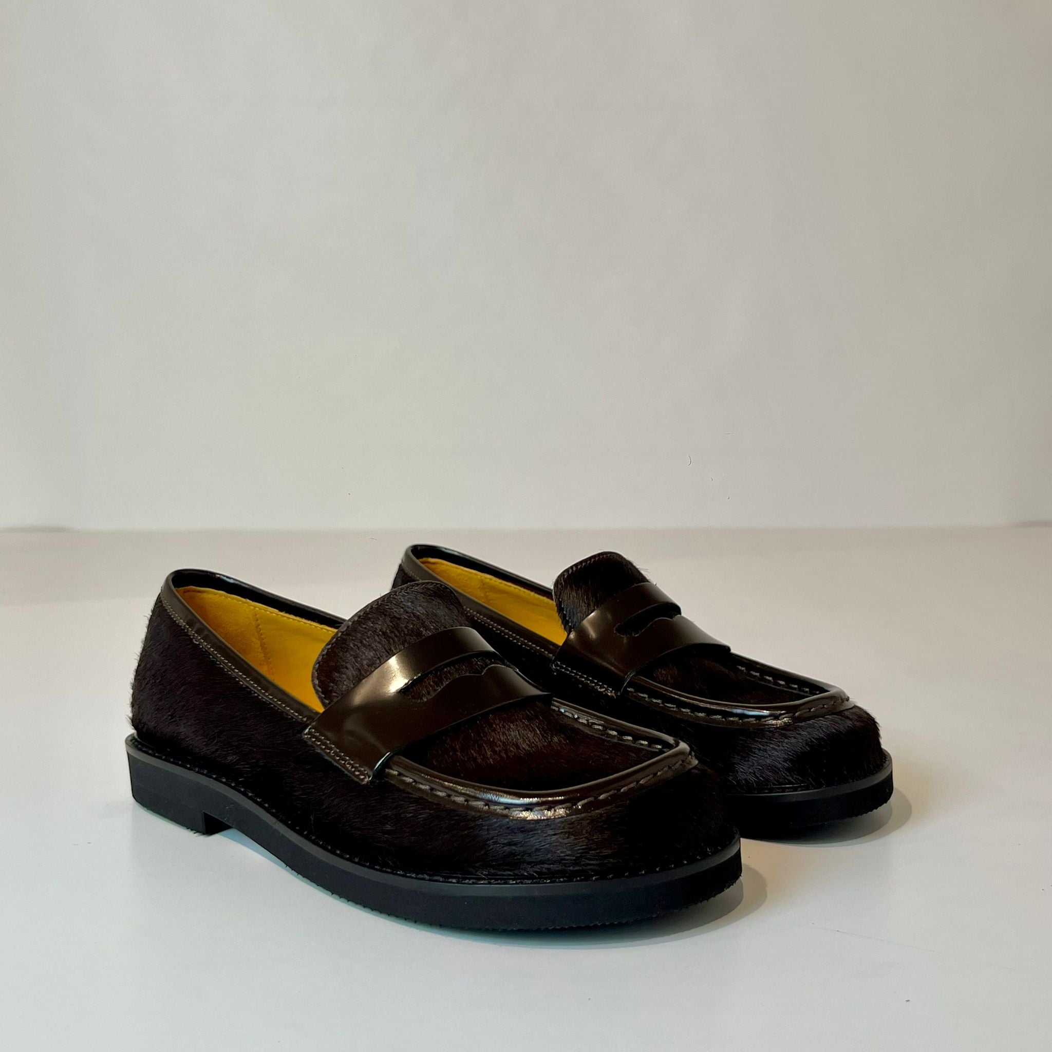 W5-9711 Mocassino Cavallino Pony Caffe