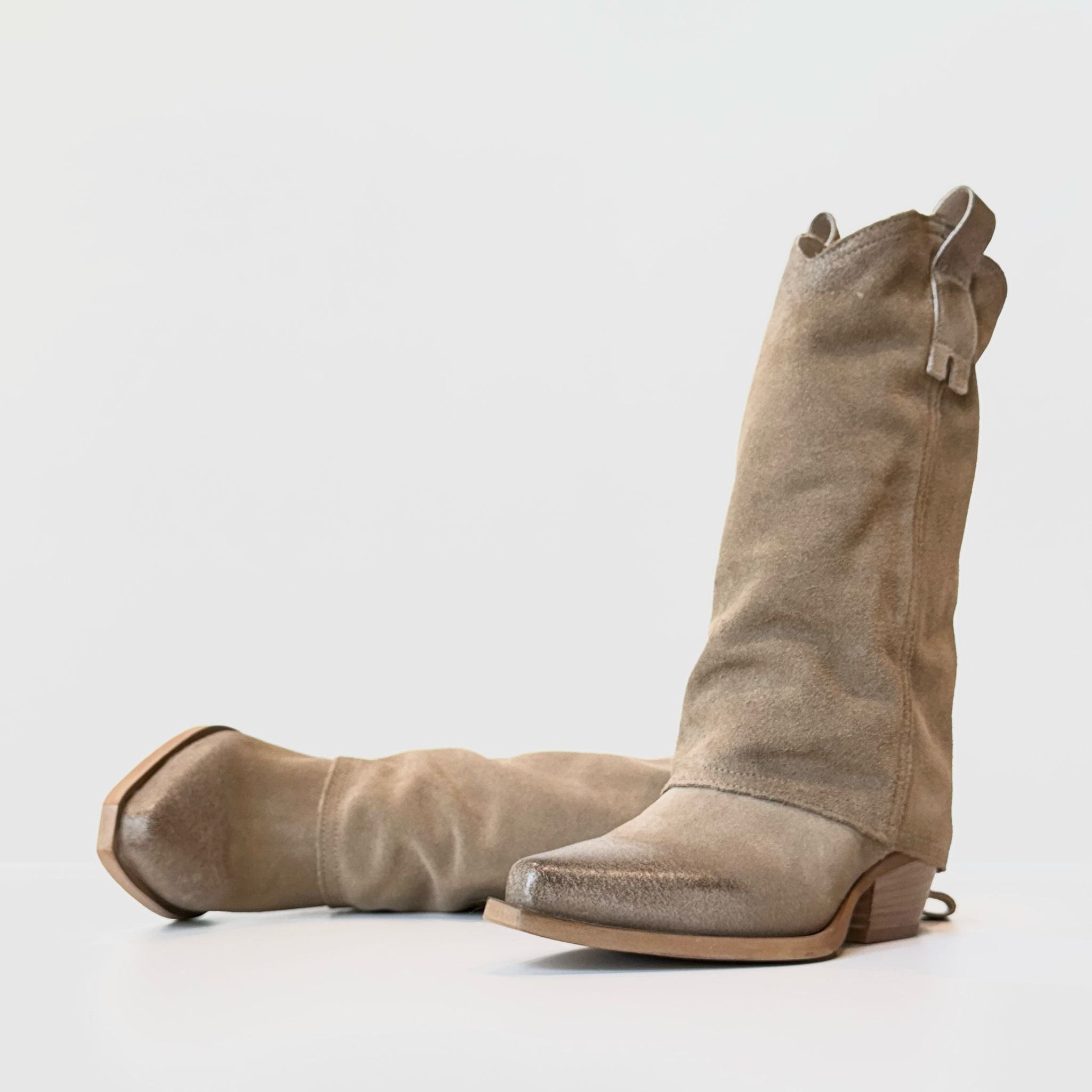 DX567 Texano Ghetta Camoscio Tortora