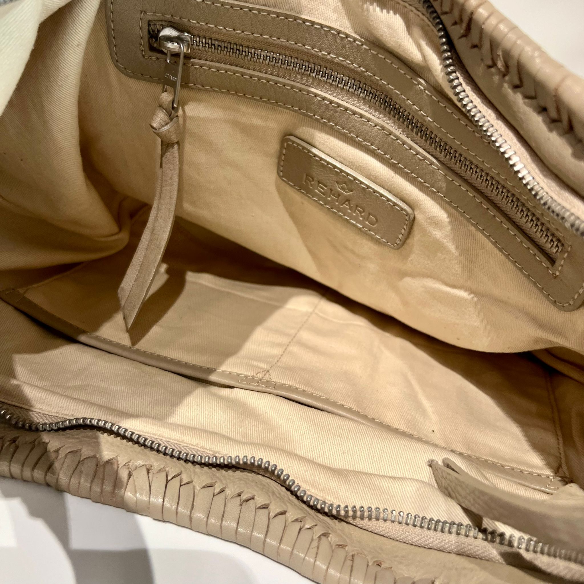 S6-1102 Borsa Intrecciata Sand 052