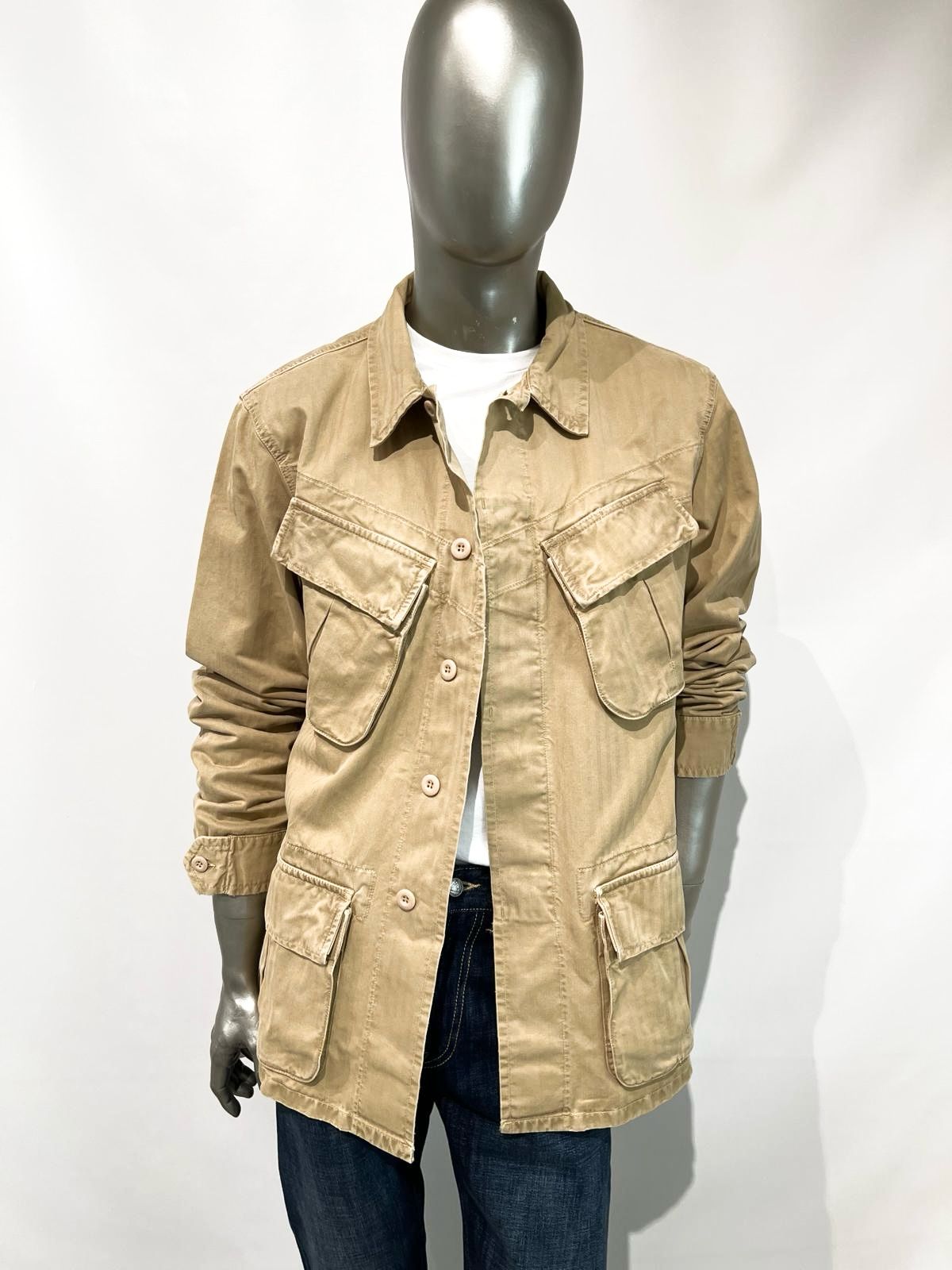 US5-INTREPID FieldJacket Canvas Sand Man