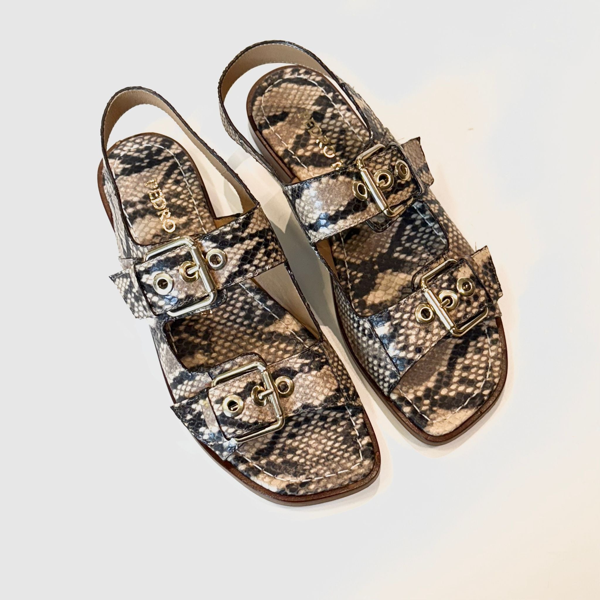 S5-17029 Sandalo Fibbie Beige