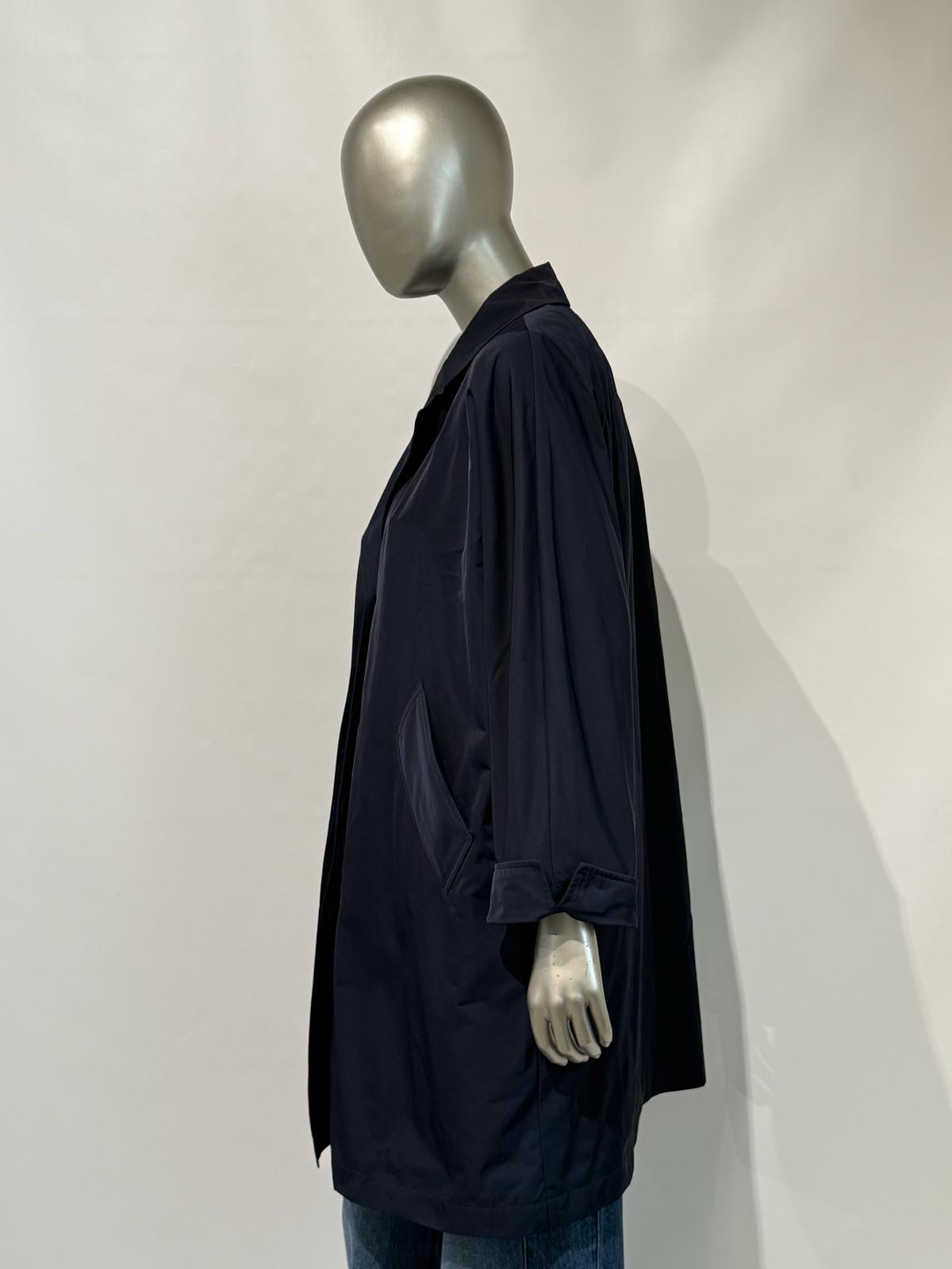 S5-9138 Trench in Nylon Memory Blu Notte