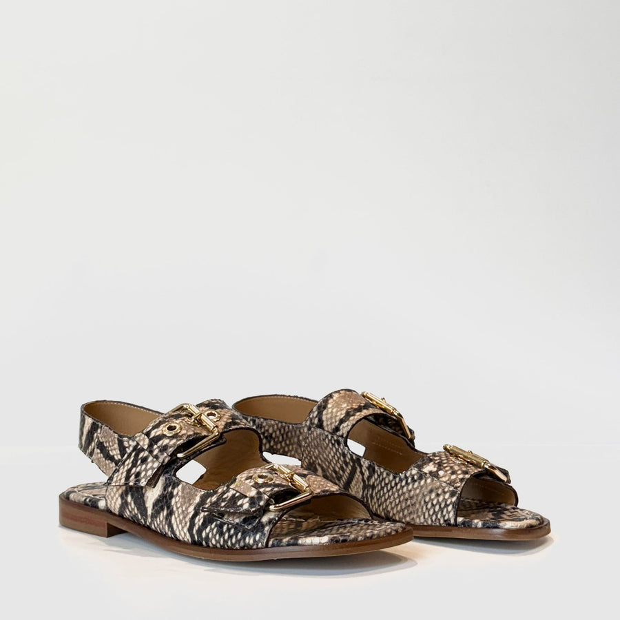 S5-17029 Sandalo Fibbie Beige