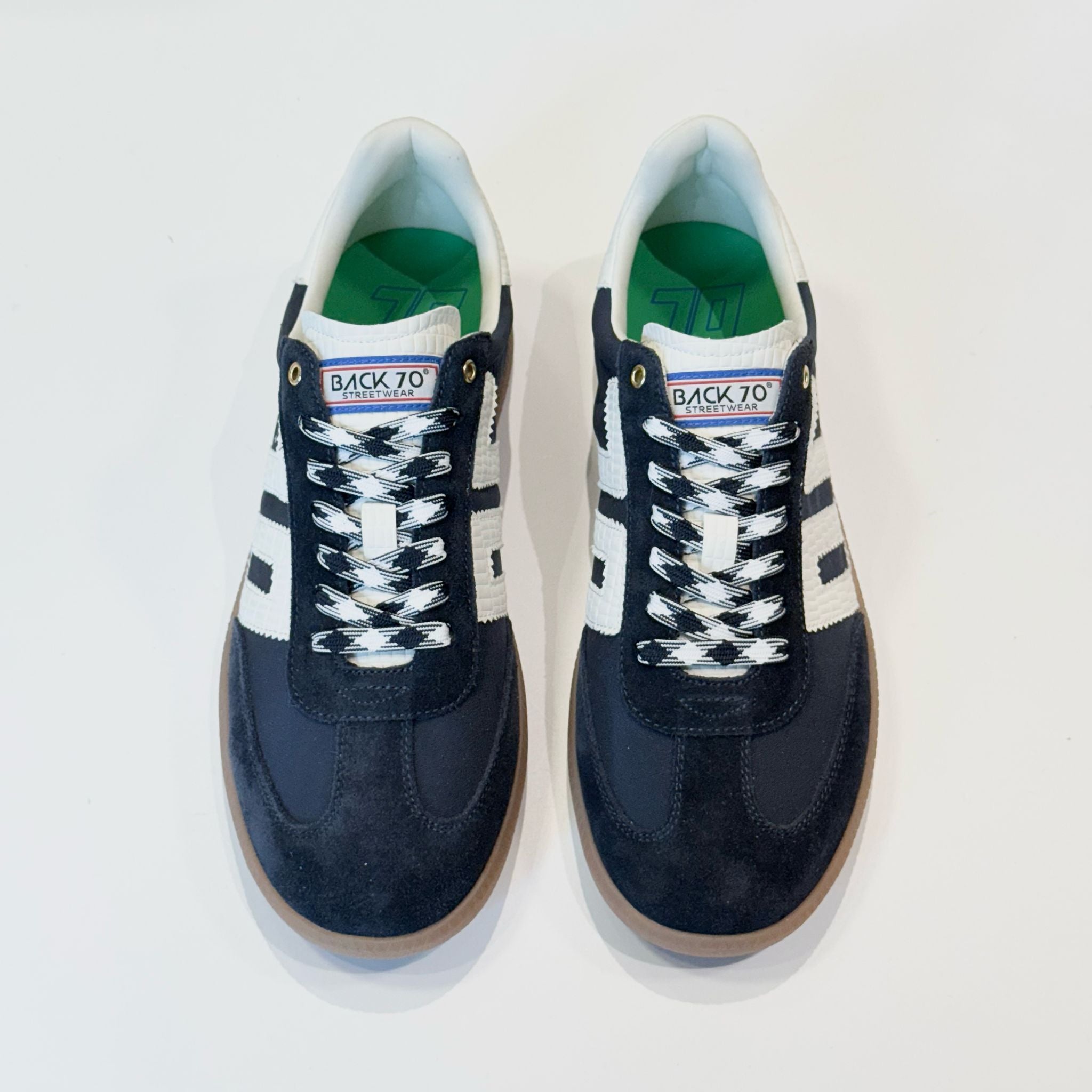 US5-GHOST Suede Navy Croc Man