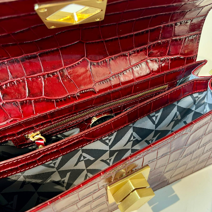 W5-1902 FLAVIA Borsa Cocco Vinaccia