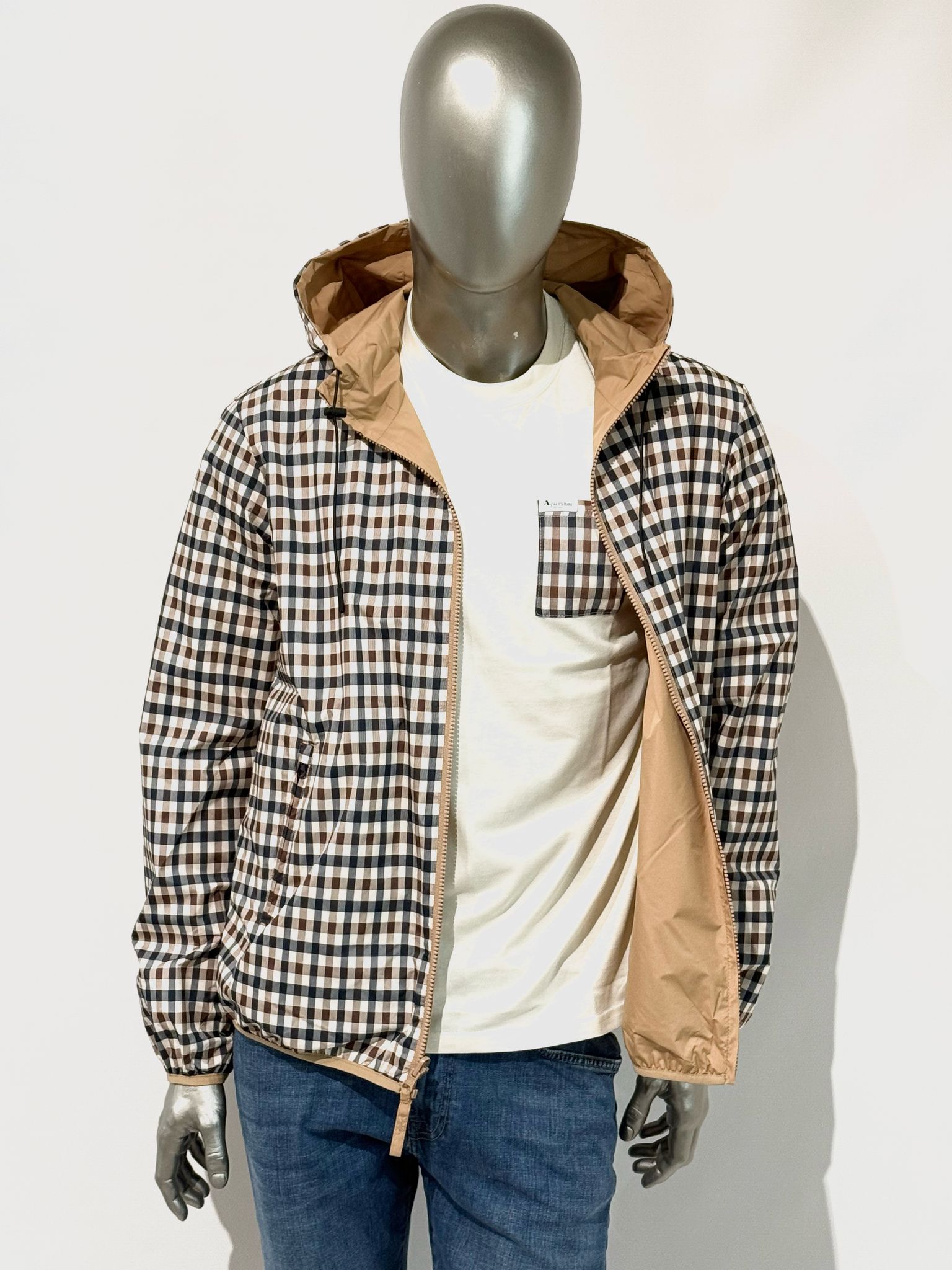 US5-JK001 Giubbotto Reversibile Sailor Kaki Man