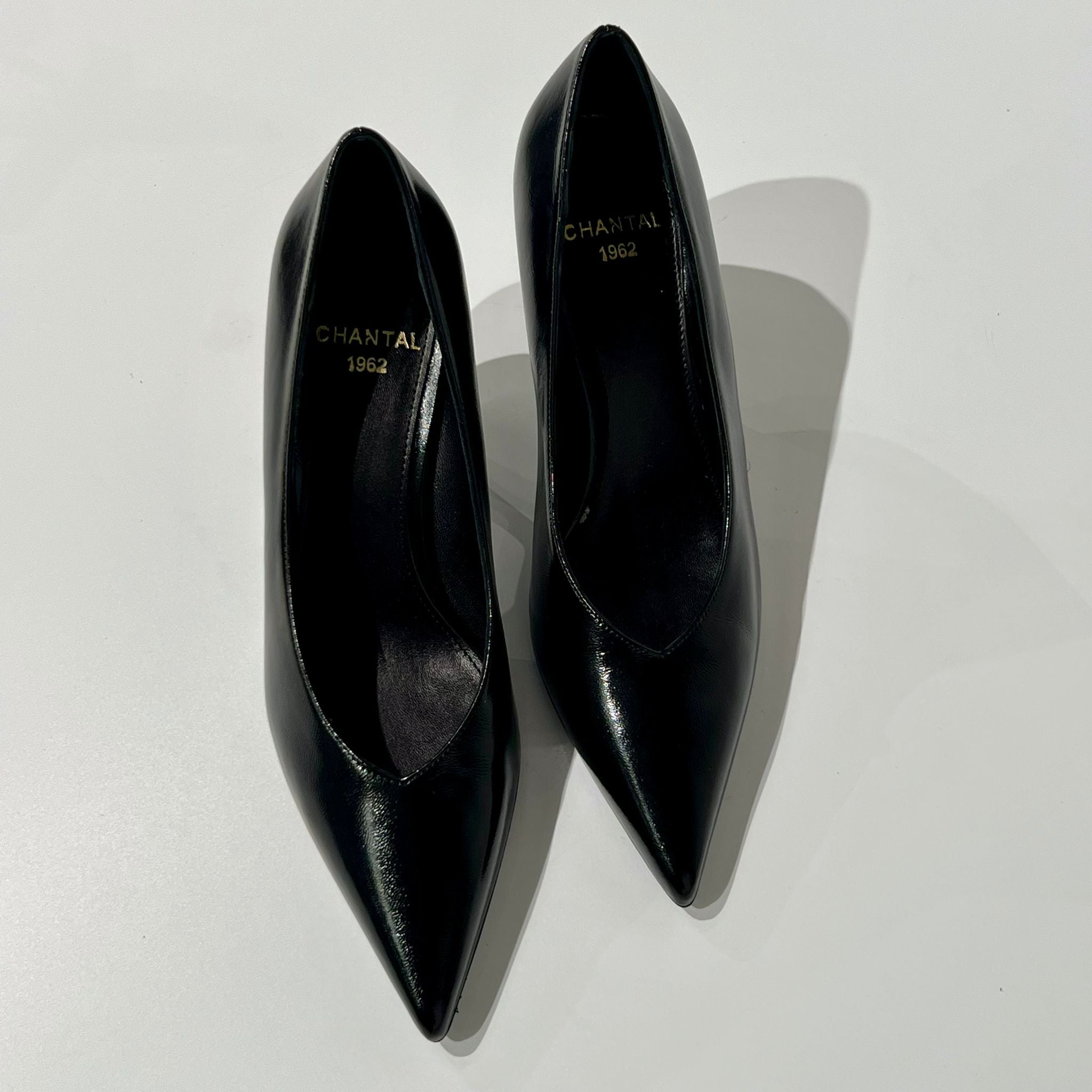 W5-2721 Decolletè Pelle Lucida Nero