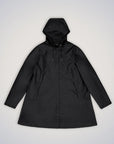 DS4-18050 Jacket A-Line Impermeabile Black Woman