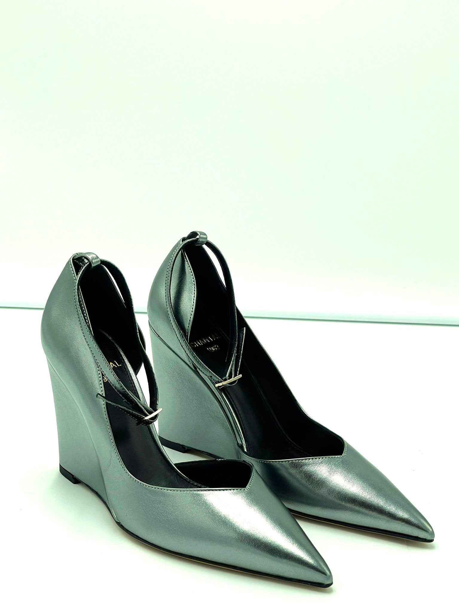 W3-2174 Decollete Zeppa Acciaio