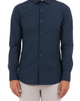 W3-QF0CJE Camicia SkinLike Regular Blu Man