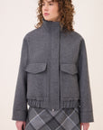 W6-DJ0091 Blouson Grey