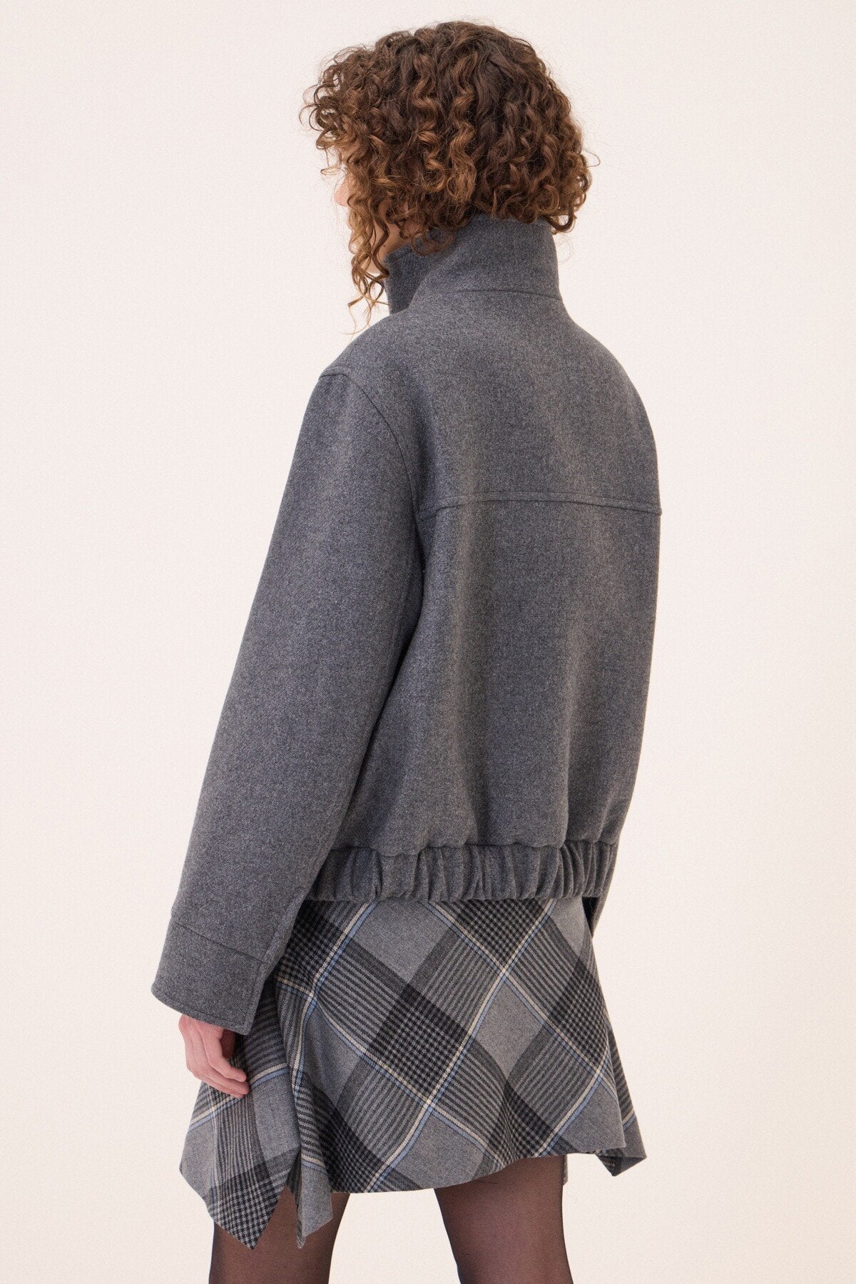 W6-DJ0091 Blouson Grey