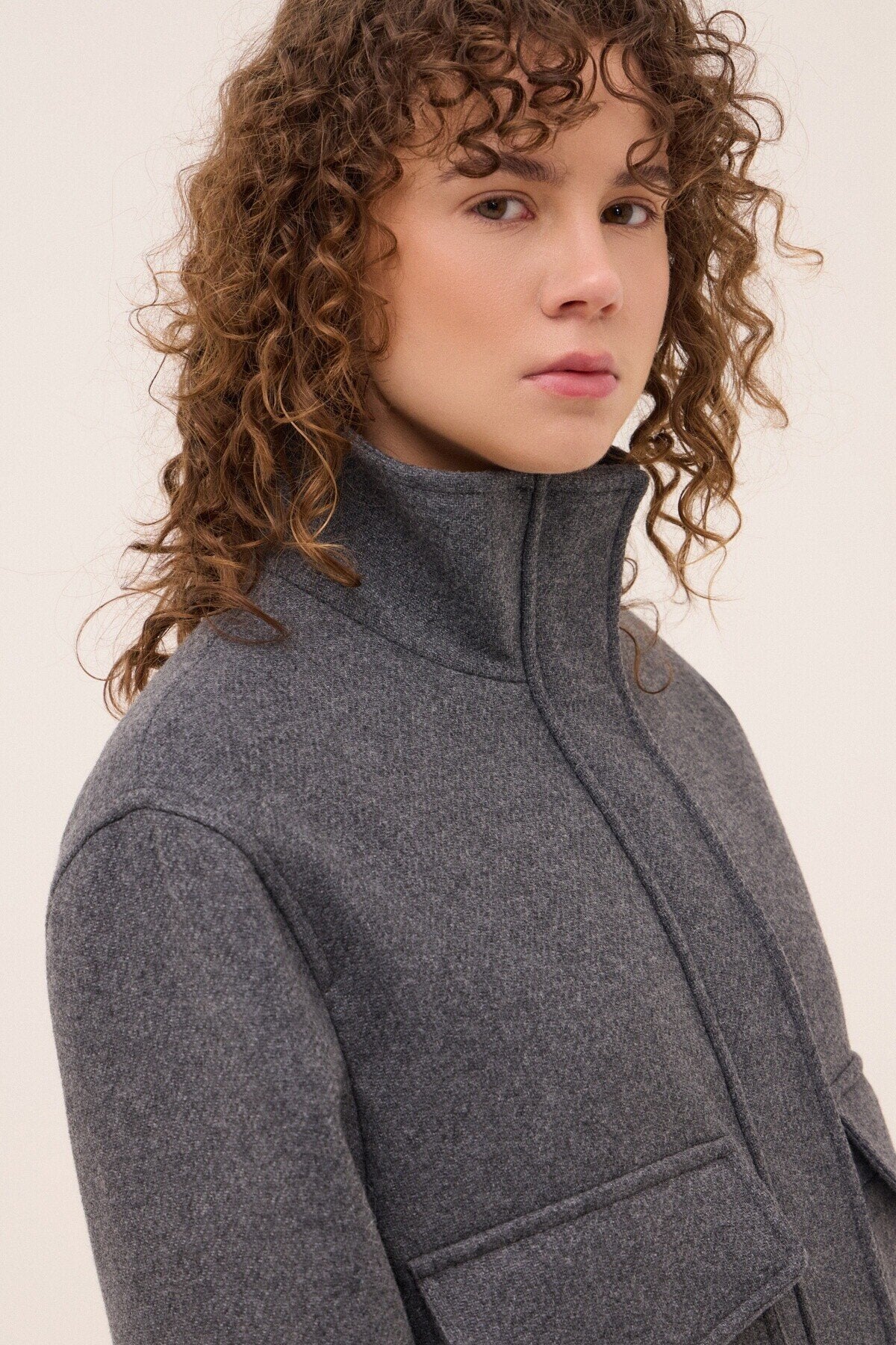 W6-DJ0091 Blouson Grey
