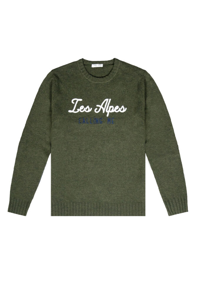 W4-ALPES Maglia Girocollo Green Man