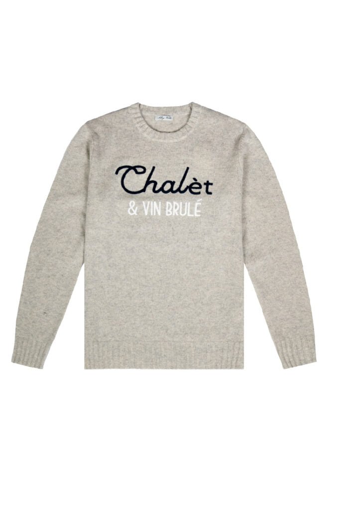 W4-CHALET Maglia Girocollo Grey Melange Man