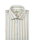 S6-1420 Camicia Rigata Beige Man