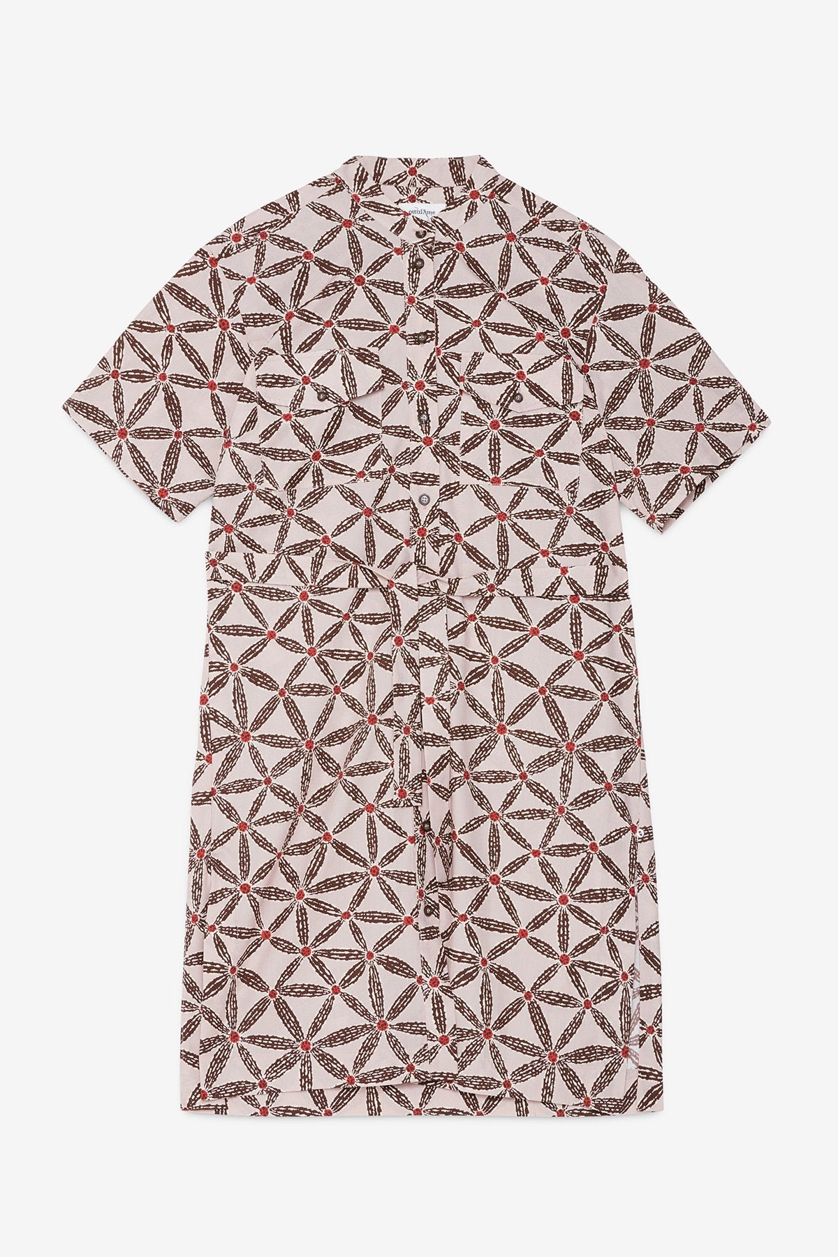 S5-DA5270 Chemisier in Cotone Stampato