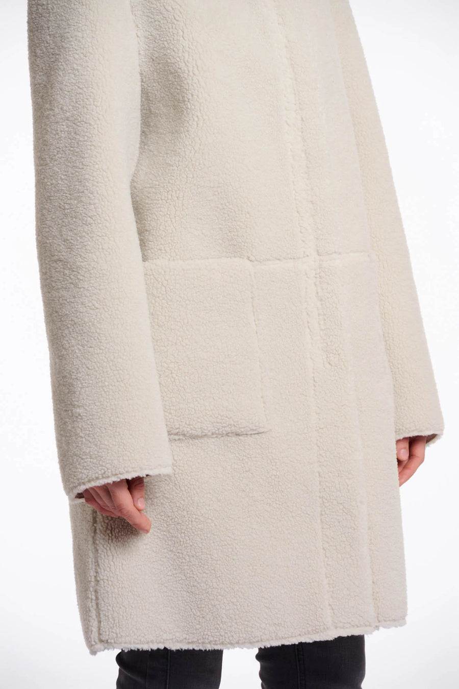 W5-ALINA Coat Reversibile Birch