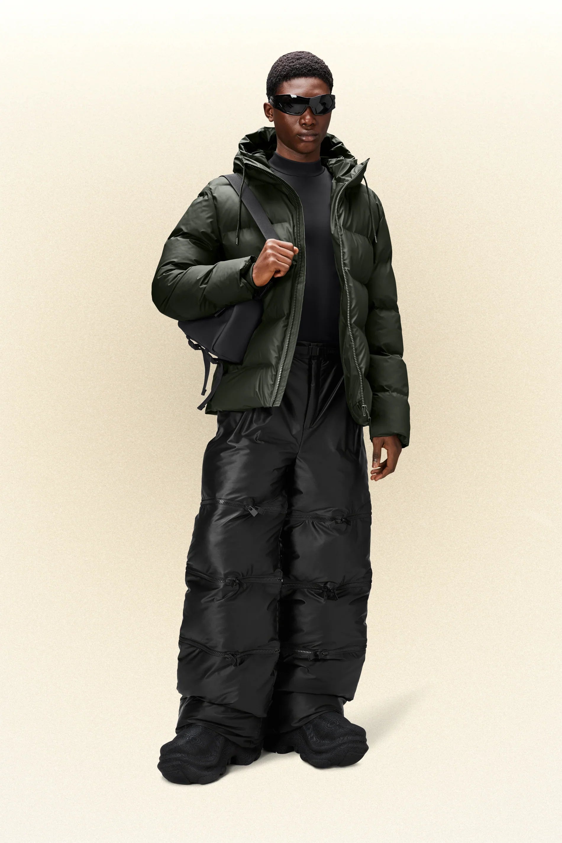 W3-15120 Piumino Alta Puffer Green Man