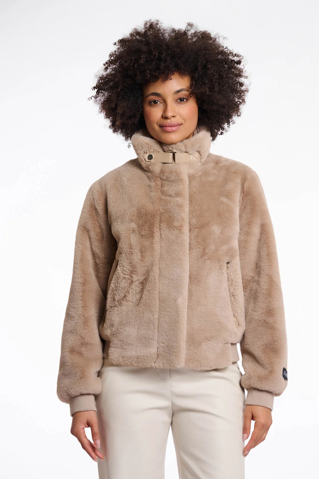 W5-AMBRA Short Jacket Fur OAT