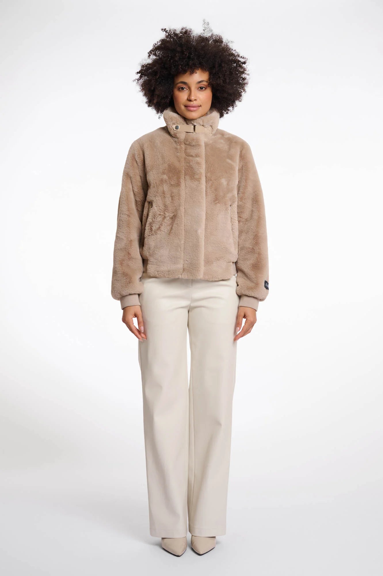 W5-AMBRA Short Jacket Fur OAT