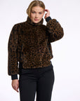 W5-AMBRA Short Jacket Fur Leopard