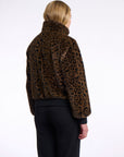 W5-AMBRA Short Jacket Fur Leopard