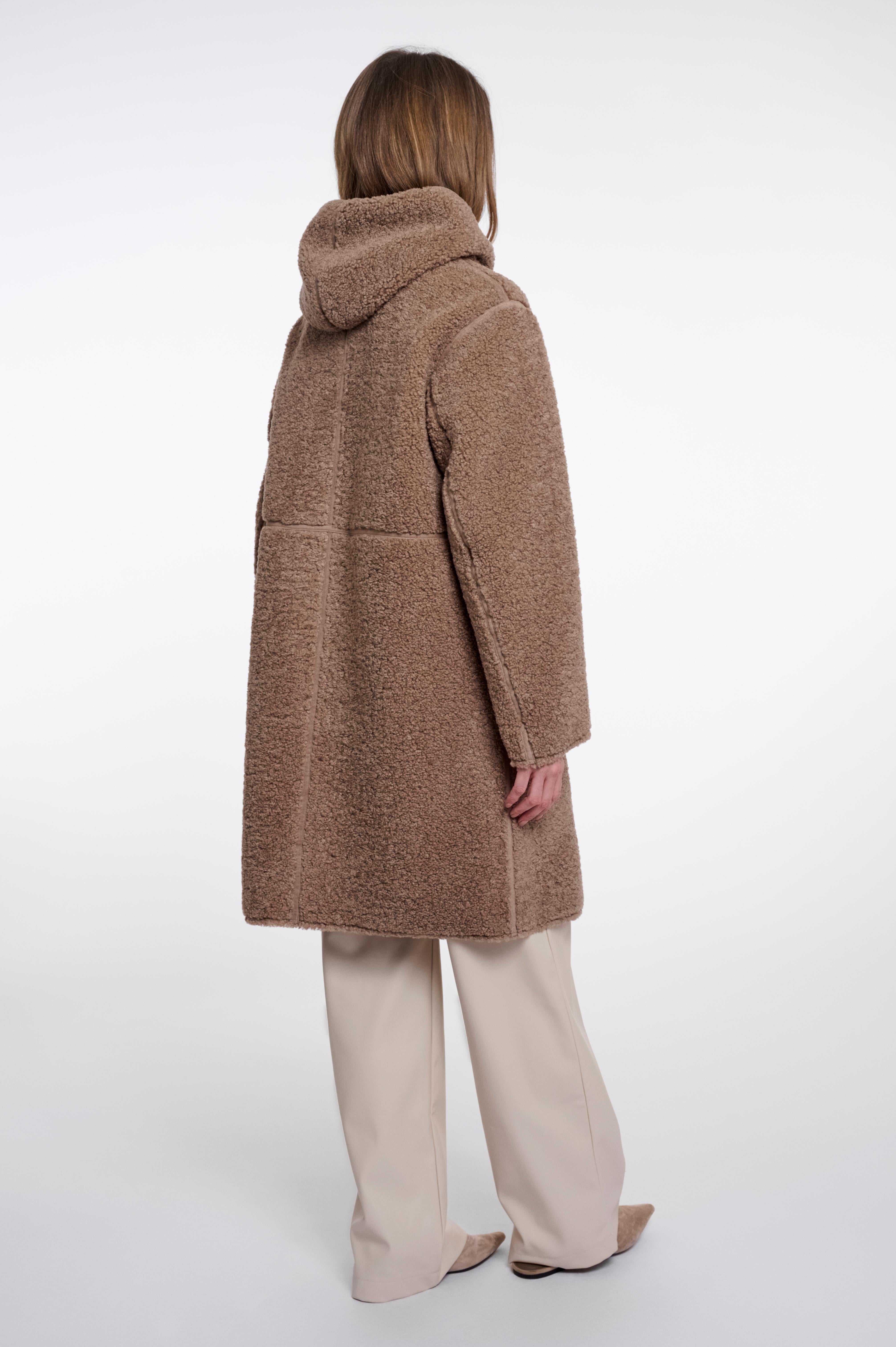 W6-AMI Cappotto Lungo Mocha Latte
