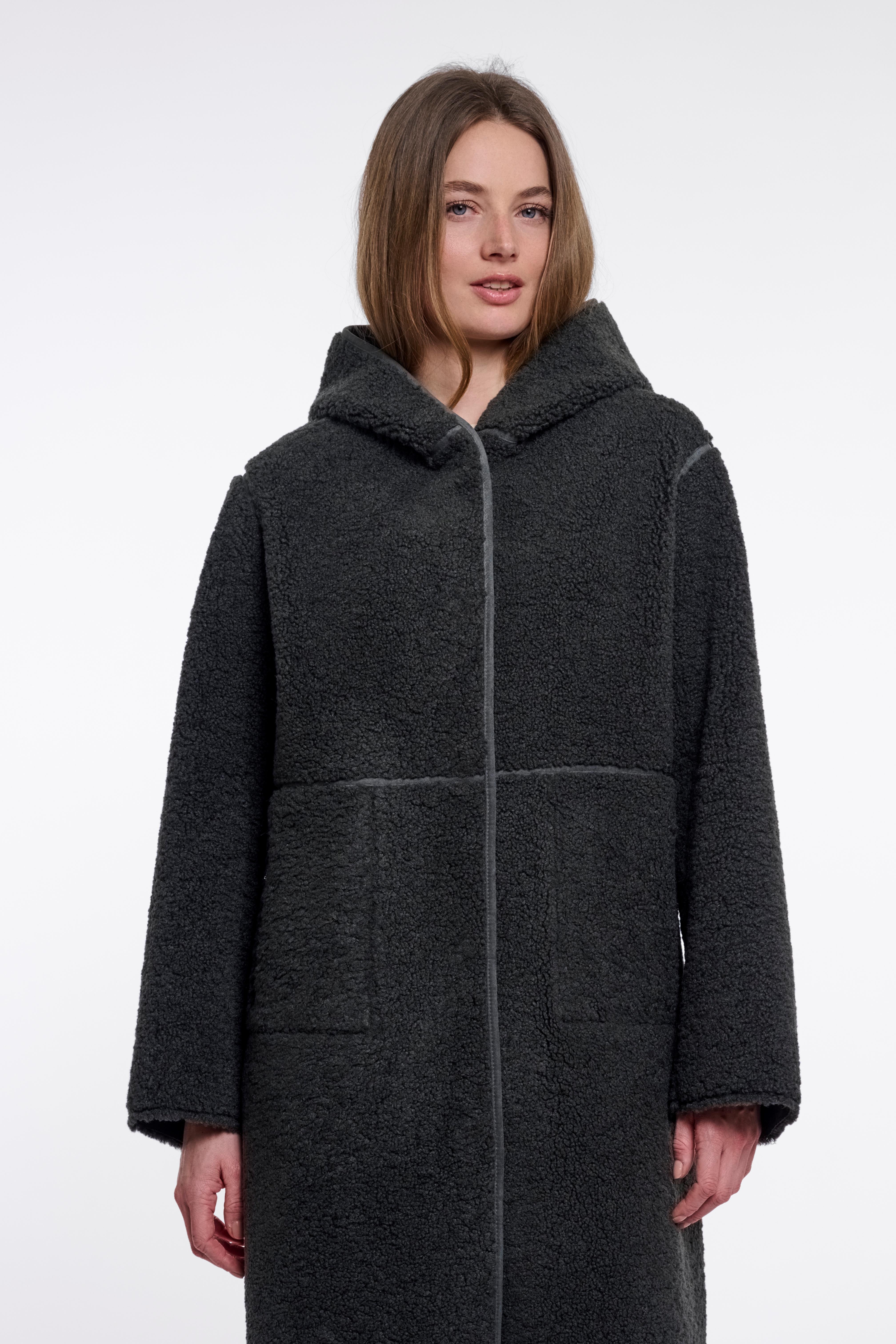 W6-AMI Cappotto Lungo Urban Teal