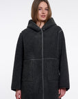 W6-AMI Cappotto Lungo Urban Teal
