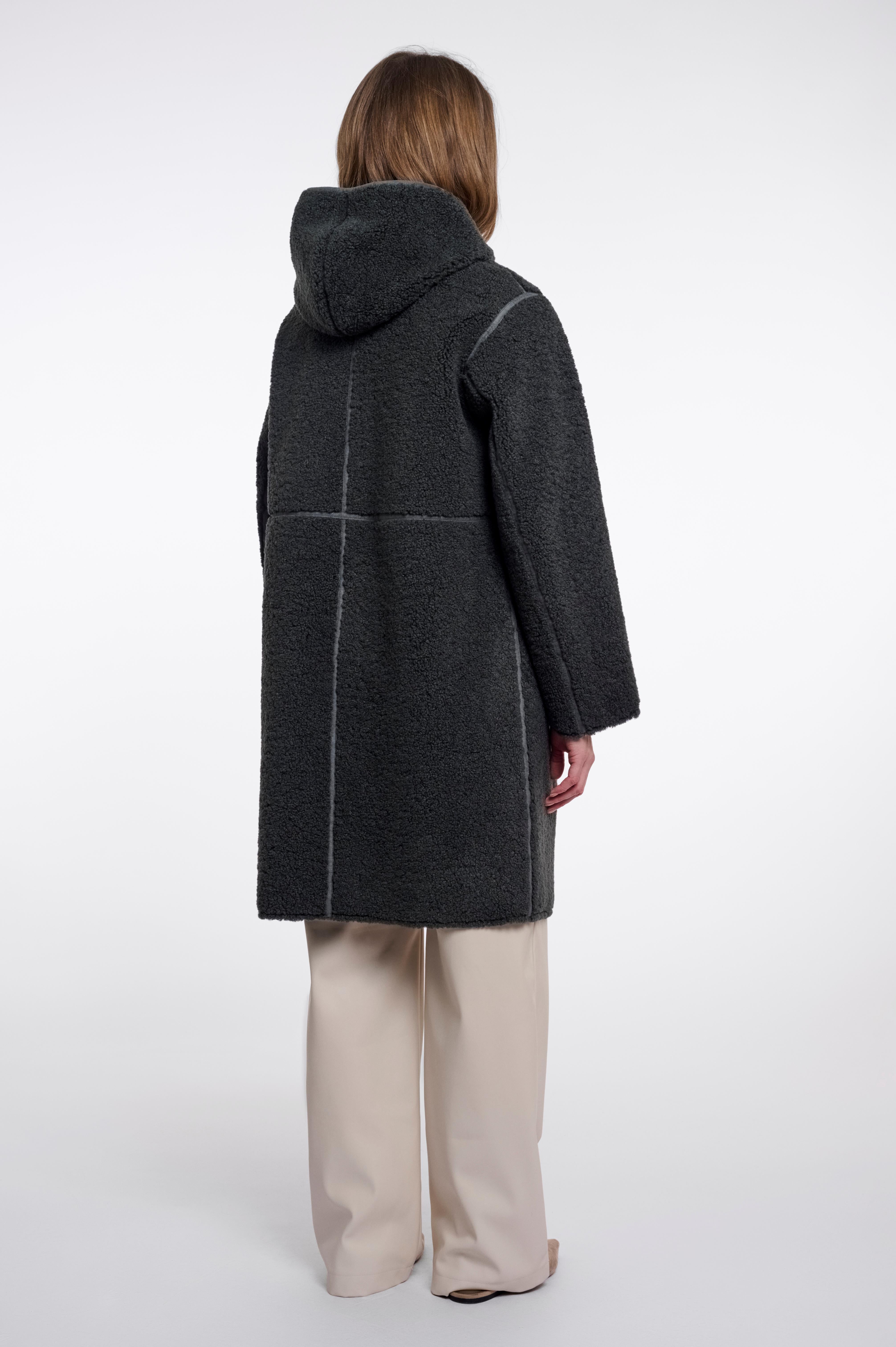 W6-AMI Cappotto Lungo Urban Teal