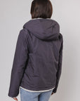 W4-AVIVA Jacket Reversible Hood Graphite and Birch