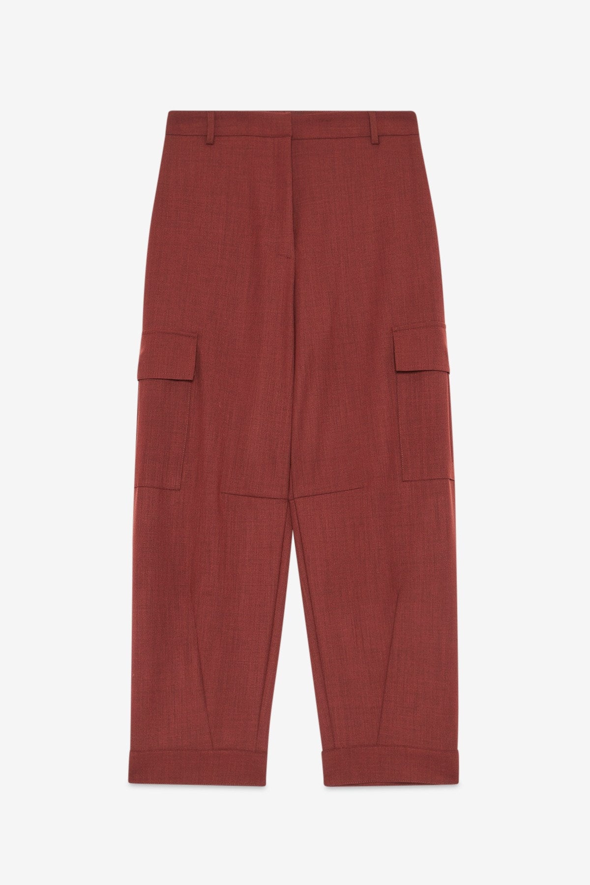 W6-DP0115 Pantalone Cargo Cuoio