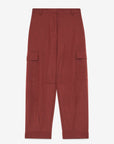 W6-DP0115 Pantalone Cargo Cuoio