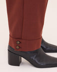 W6-DP0115 Pantalone Cargo Cuoio