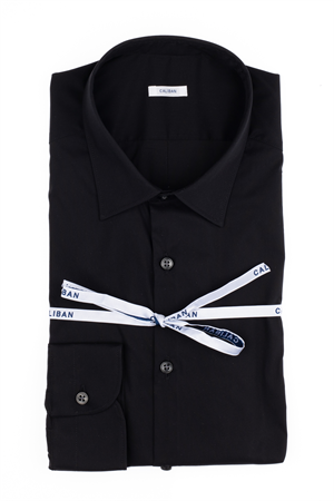 W3-UVAF52 Camicia Slim Nera Man