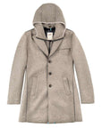 W4-ANDY 347 Cappotto Cappuccio Tortora