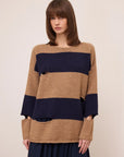 W6-DK9372 Maglione a Righe