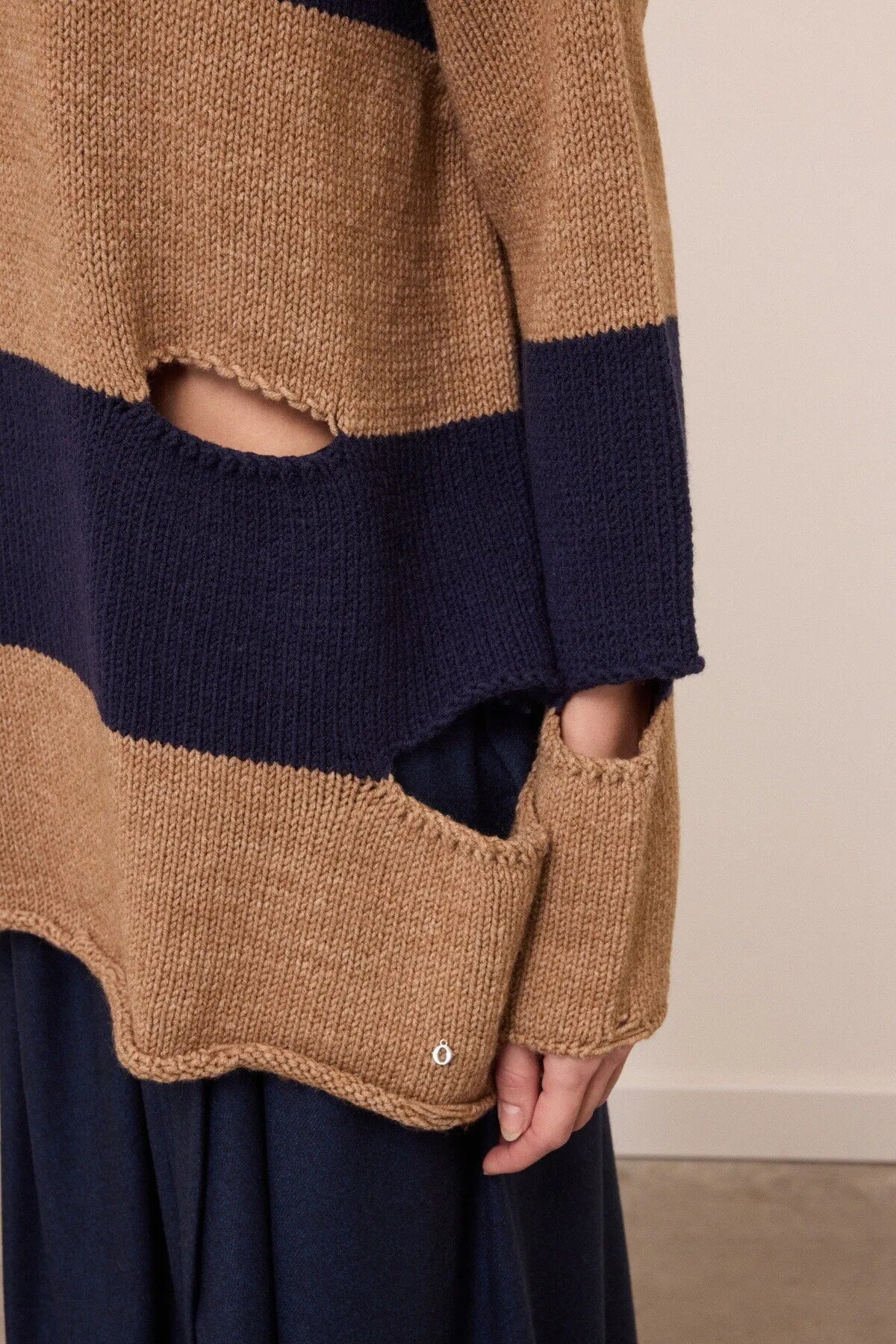 W6-DK9372 Maglione a Righe