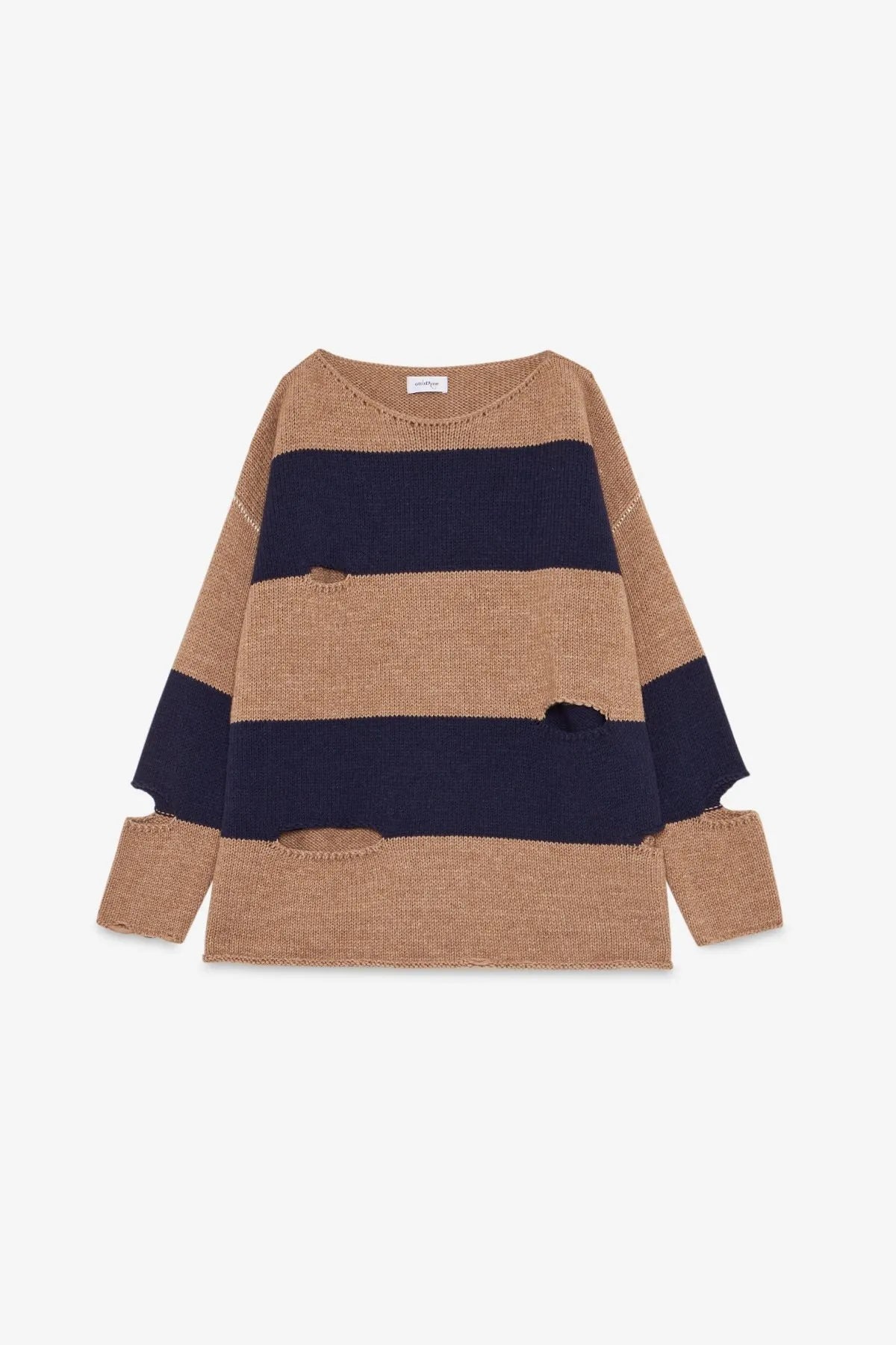 W6-DK9372 Maglione a Righe