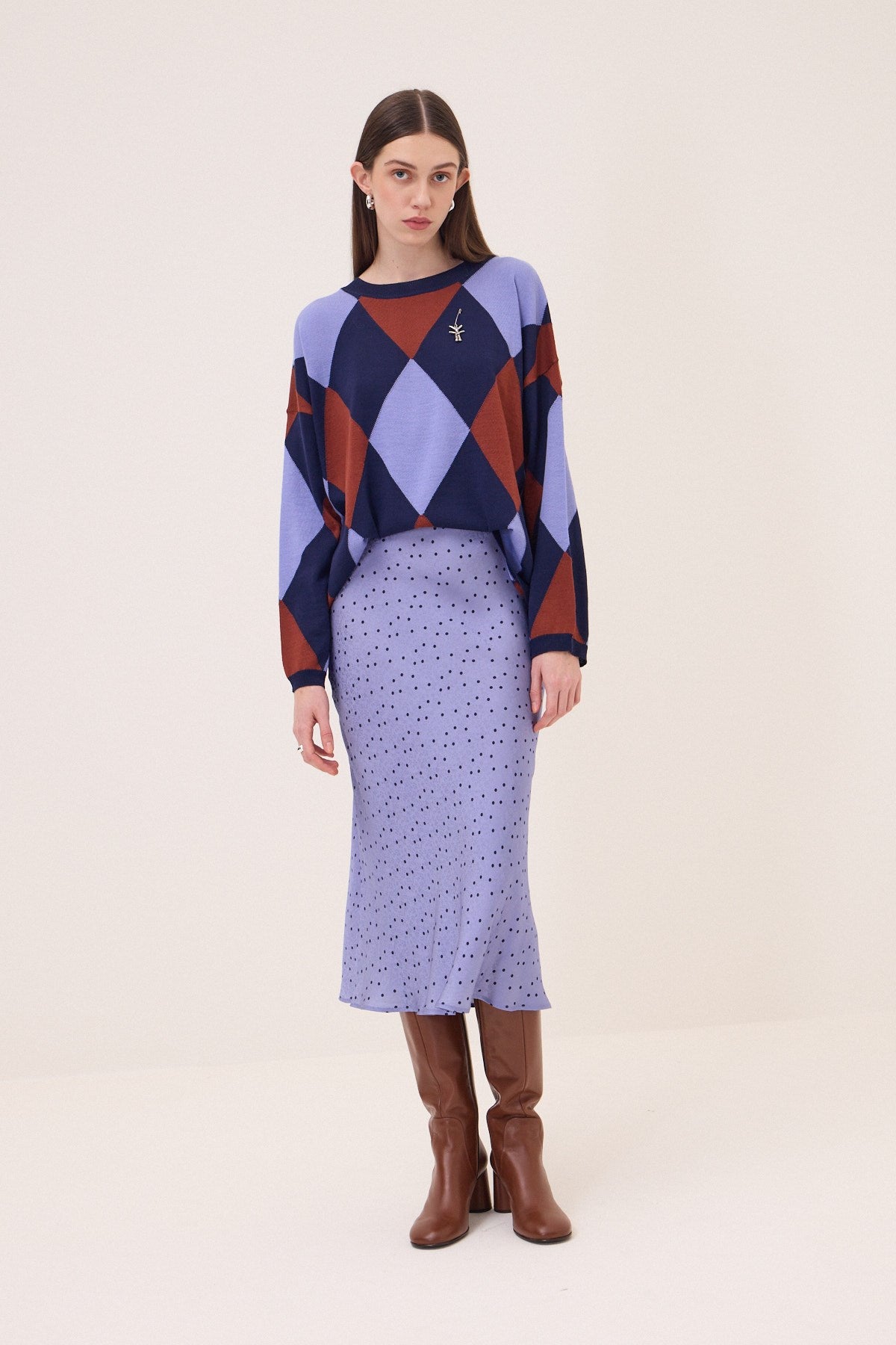 W6-DK9378 Maglia Rombi Variante Unica
