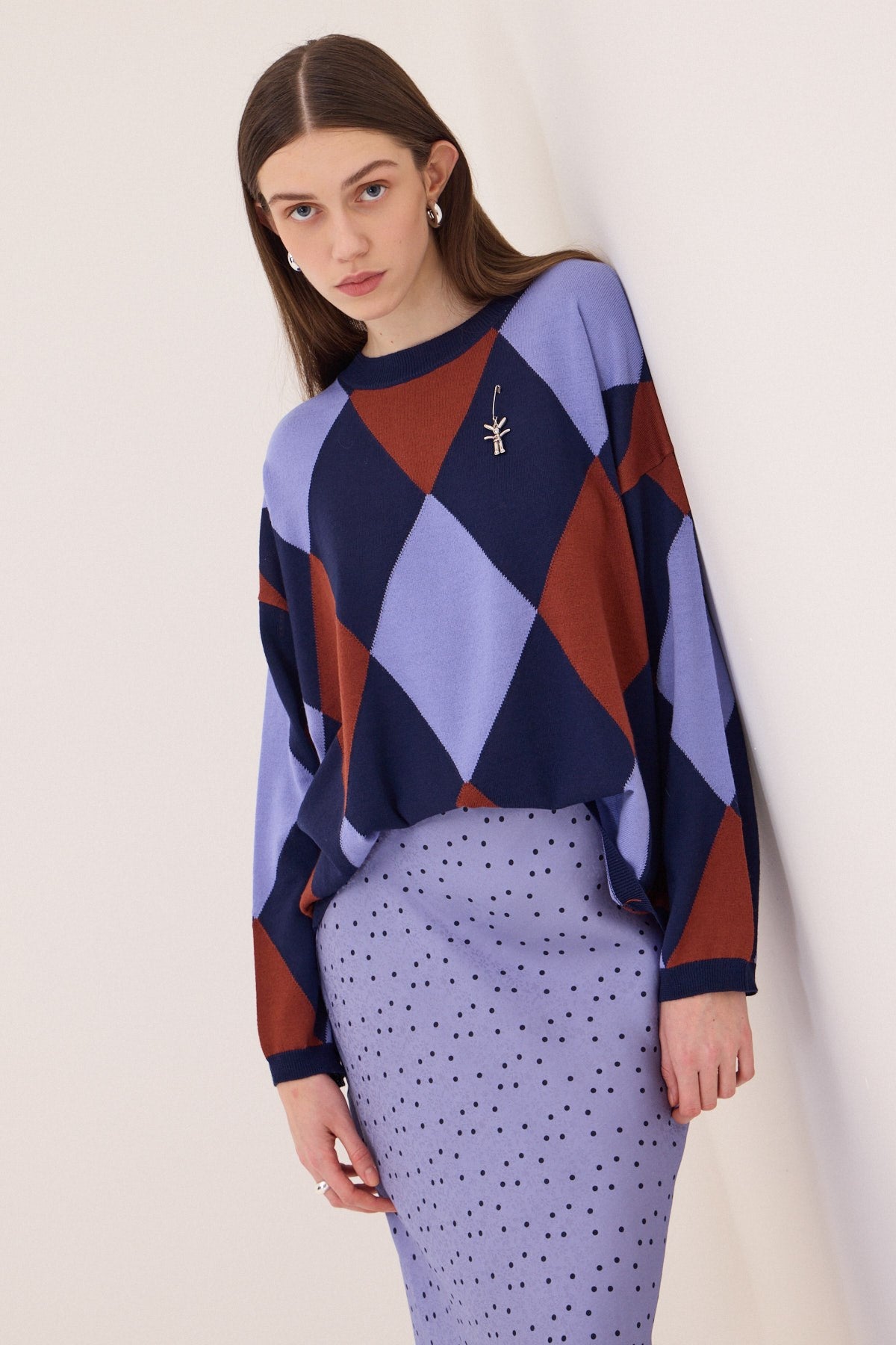 W6-DK9378 Maglia Rombi Variante Unica